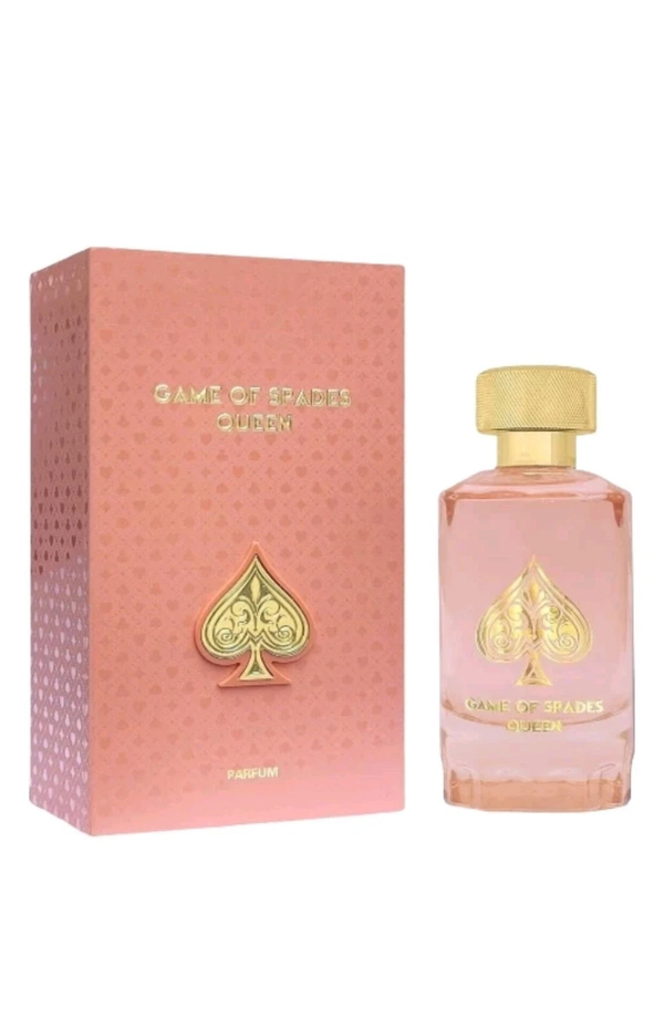 Jo Milano Game of Spades Queen Parfum Spray | 3.4 oz (100ml) | Amber, Rose, Floral, Oud, Musk Scent | Long Lasting Fragrance for Women